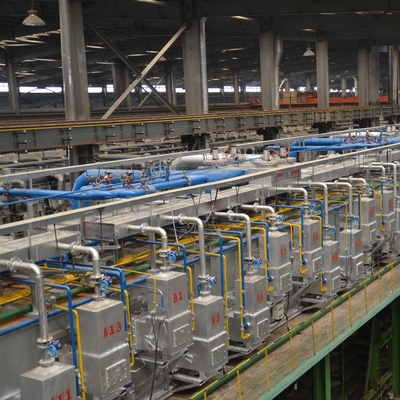 Laminado arrolla la planta de galvanización continua de la inmersión caliente 500m m