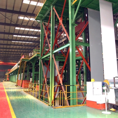 línea de capa de acero del color de 650m m línea continua de la galvanización de Cgl del proceso