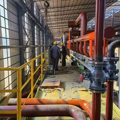 Línea de acero 1.5-3.0m m 650m m 120,000TPY de la galvanización de la inmersión caliente del metal