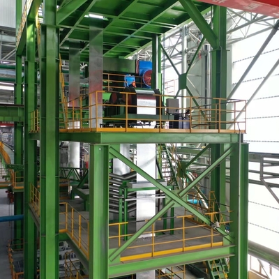 línea 1250m m continua proceso de la galvanización de 0.4-1.8m m para la industria de acero