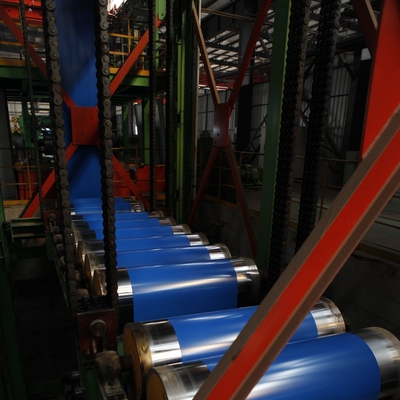 línea de capa de acero del color de 650m m línea continua de la galvanización de Cgl del proceso