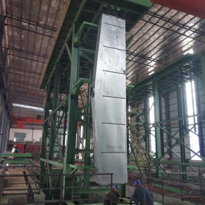 Línea continua metal 550m m de acero de la galvanización de la inmersión caliente del proceso 0.2-0.6m m