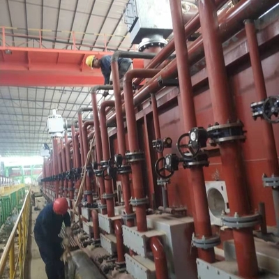 Línea automática de la galvanización de la inmersión caliente para la tira de acero 2.0-3.0m m 450m m