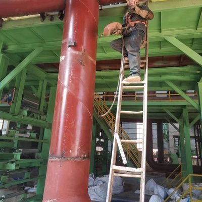Línea continua automática metal 1250m m de acero de la galvanización del equipo 2.0-3.0m m