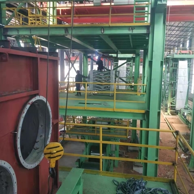 Línea de acero proceso 0.15-0.8m m de la galvanización de la inmersión caliente 1250m m 200000TPY