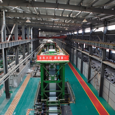 Línea 0.5-1.5m m del Galvalume del equipo de la galvanización de la inmersión caliente del cinc 650m m 120000TPY