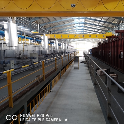 línea automática metal de la galvanización de 0.7-1.3m m del acero del equipo 250000TPY