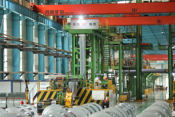 línea 525m m continua velocidad de la galvanización de 0.5-2.5m m