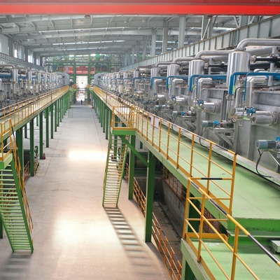 Galvanización continua de la industria de acero después de laminación en caliente con el gas del horno