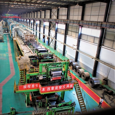 Cubra con cinc el metal automático del acero 90000TPY de la planta de galvanización 1.0m m 2.2m m 300m m